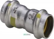 Муфта Viega Sanpress Inox G 0215 с SC‑Contur d18 нержавеющая сталь 486976