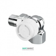 Угловой трехосевой термостатический вентиль Oventrop CV 9 левое подключение хром 1162473