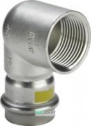 Угольник переходной 90° Viega Sanpress Inox G 0214.2 с SC‑Contur 54хRp2 нержавеющая сталь 486440