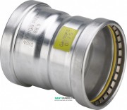 Муфта Viega Sanpress Inox G 0215XL з SC-Contur d76,1 нержавіюча сталь 578558