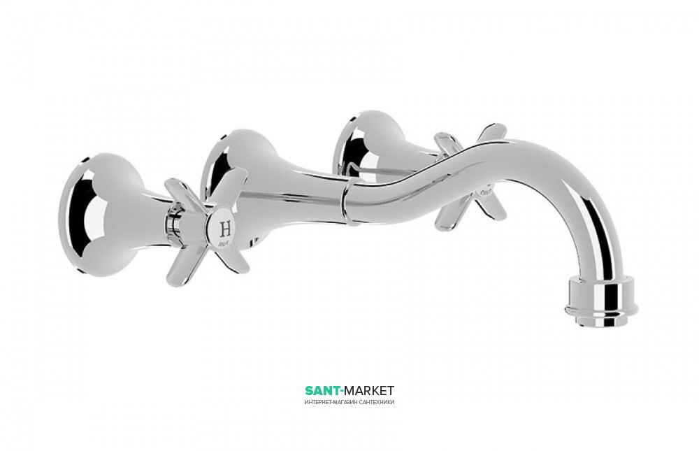 Змішувач для раковини Tres Tres-Сlasic двохвентильний хром 24215101