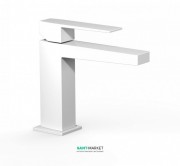 Смеситель для раковины Tres Slim-Tres однорычажный белый матовый 20210301BM