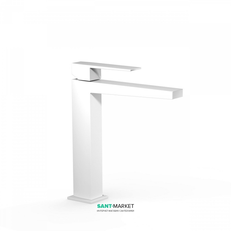 Змішувач для раковини Tres Slim-Tres одноважільний білий матовий 20210303BM