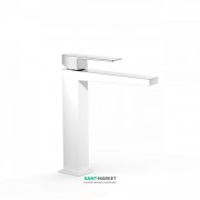 Смеситель для раковины Tres Slim-Tres однорычажный белый/хром 20210303BL