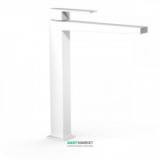 Змішувач для раковини Tres Slim-Tres одноважільний білий матовий 20210305BM