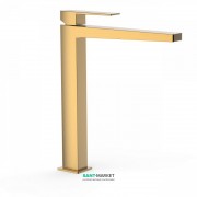 Смеситель для раковины Tres Slim-Tres однорычажный золото матовый 20210305OM