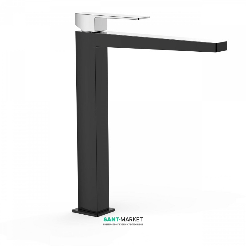 Смеситель для раковины Tres Slim-Tres однорычажный черный/хром 20210305NE
