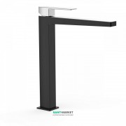 Смеситель для раковины Tres Slim-Tres однорычажный черный/хром 20210305NE