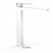 Смеситель для раковины Tres Slim-Tres однорычажный белый/хром 20210305BL