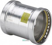 Надвижная муфта Viega Sanpress Inox G 0215.5XL с SC‑Contur d76,1 нержавеющая сталь 578596