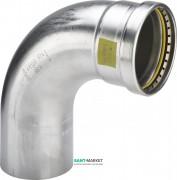 Відведення 90° Viega Sanpress Inox G 0216.1XL з SC-Contur d88,9 нержавіюча сталь 577537