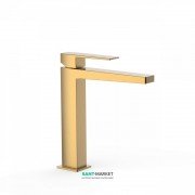 Смеситель для раковины Tres Slim-Tres однорычажный золото матовый 20210303OM