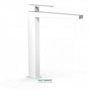 Смеситель для раковины Tres Slim-Tres однорычажный белый матовый 20210305BM