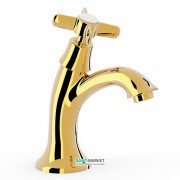 Кран для раковины Tres Tres-Сlasic одновентильный 1 вода или предварительное смешивание золото 24250301OR