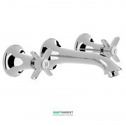 Смеситель для раковины Tres Tres-Сlasic двухвентильный хром 24215102