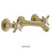 Змішувач для раковини Tres Tres-Clasic двовентильний зістарена латунь 24215102LV