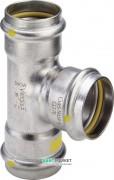 Тройник Viega Sanpress Inox G 0218 с SC‑Contur d28хd22хd28 нержавеющая сталь 486532