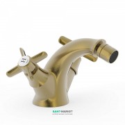 Смеситель для биде Tres Tres-Сlasic двухвентильный состаренная латунь 24212101LV