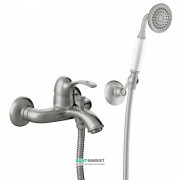 Смеситель для ванной Tres Tres-Сlasic с ручным душем сталь 24217001AC