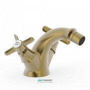 Смеситель для биде Tres Tres-Сlasic двухвентильный состаренная латунь 24212101LV