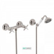 Смеситель для душа Tres Tres-Сlasic двухвентильный с ручным душем сталь 24216301AC