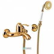 Смеситель для ванной Tres Tres-Сlasic с ручным душем золото 24217001OR