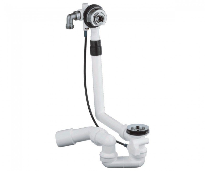 Зливний гарнітур для ванни Grohe Talentofill з сифоном і зливний дугою білий 28991000