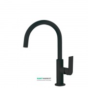 Смеситель для раковины Tres Loft colors однорычажный с поворотным изливом черный матовый 20020505NM