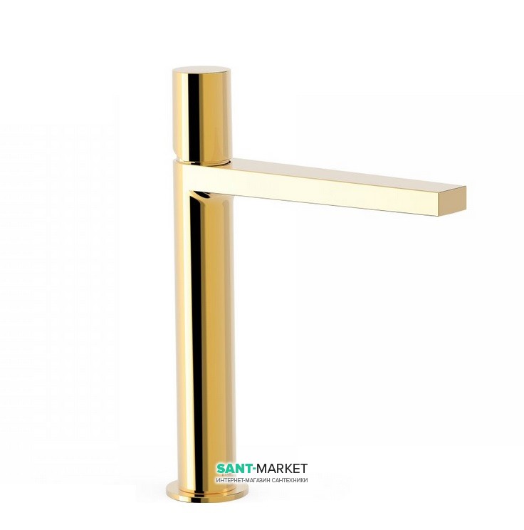 Смеситель для раковины Tres Project colors однорычажный золото 21120302OR
