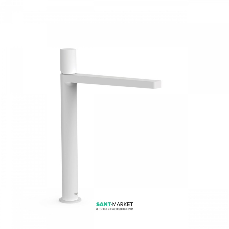 Смеситель для раковины Tres Project colors однорычажный белый матовый 21180302BM