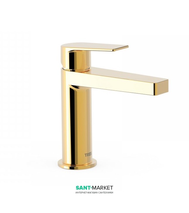 Змішувач для раковини Tres Project colors одноважільний золото 21110301OR