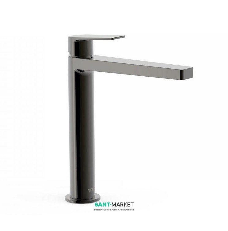 Смеситель для раковины Tres Project colors однорычажный черный металл 21120301KM