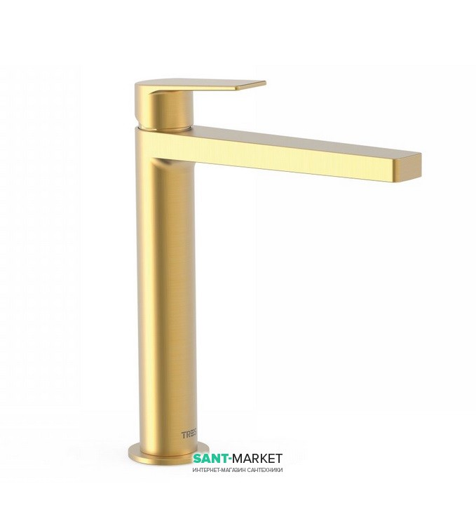 Змішувач для раковини Tres Project colors одноважільний матове золото 21120301OM