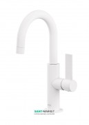 Смеситель для раковины Tres Project colors однорычажный белый матовый 21190401BM