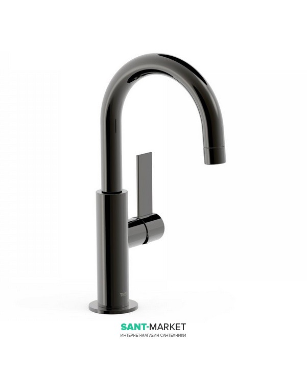 Смеситель для раковины Tres Project colors однорычажный черный металл 21190401KM