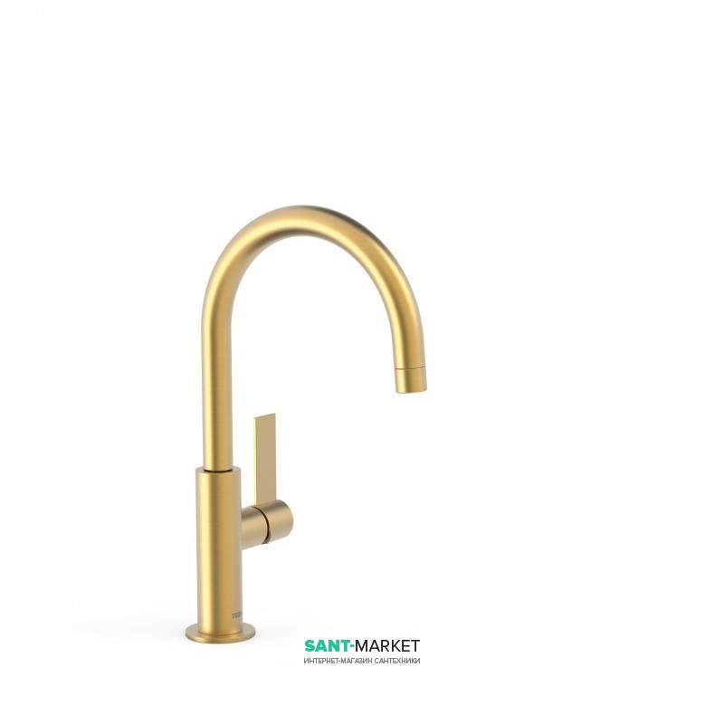 Змішувач для раковини Tres Project colors одноважільний матове золото 21190501OM