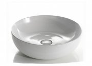 Раковина для ванной AeT Elite Round накладная круглая белый L601T0R0V0