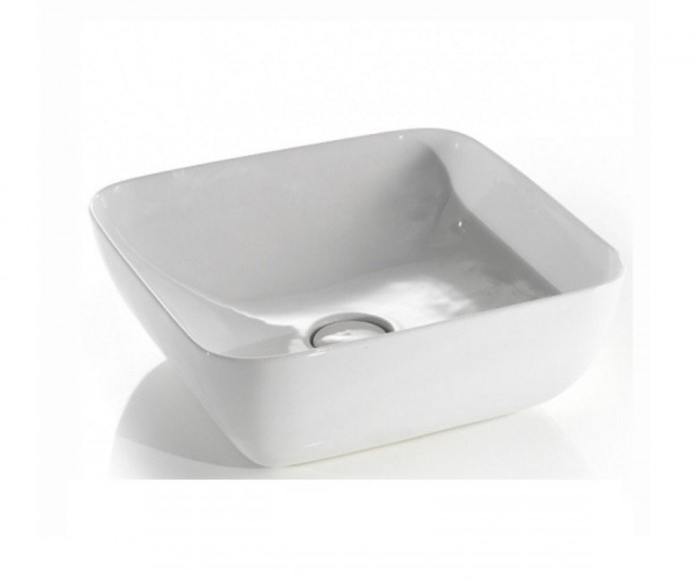Раковина для ванної AeT Elite Square накладна квадратна білий L602TOROVO