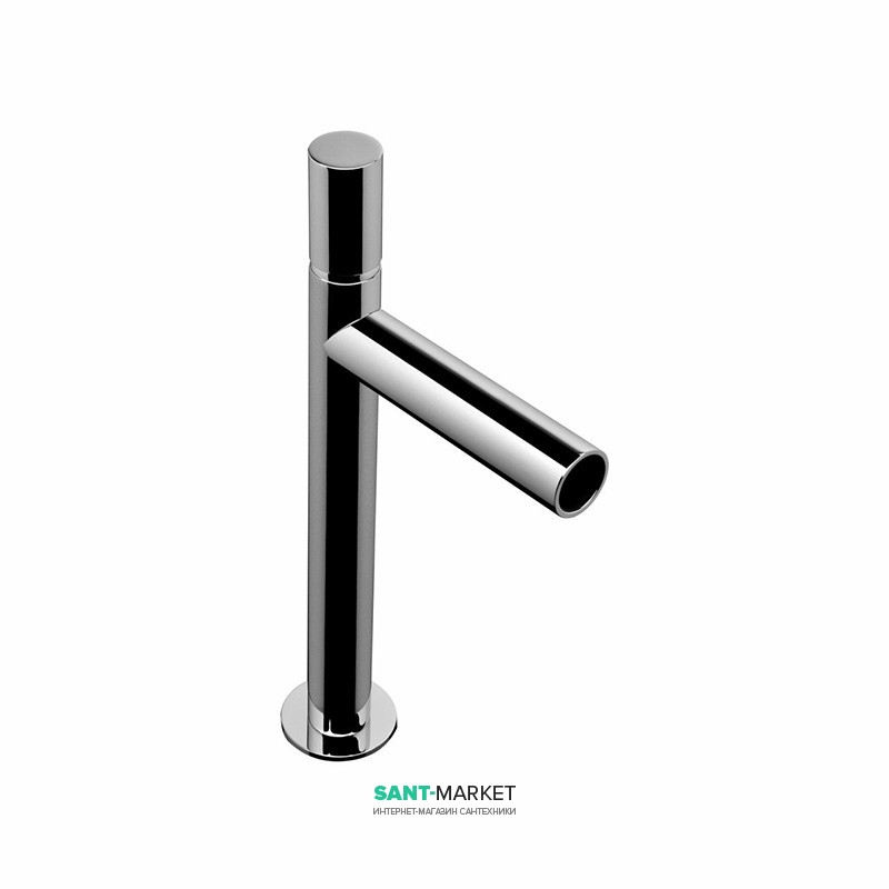 Смеситель для раковины Bonomi Tube однорычажный с донным клапаном хром 143007/F