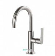 Змішувач для раковини Tres Loft colors одноважільний з поворотним виливом сталь 20020504AC