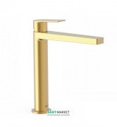 Смеситель для раковины Tres Project colors однорычажный матовое золото 21120301OM