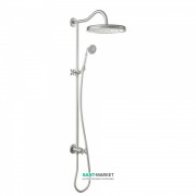 Душевая система Tres Tres-Сlasic с верхним и ручным душем латунь сталь 24247602AC