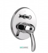 Смеситель для душа Tres Tres-Сlasic однорычажный встраиваемый 2 канала хром 24218001