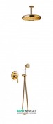 Душевая система скрытого монтажа Tres Tres-Сlasic с однорычажным смесителем золото 24218004OR