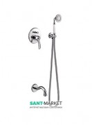 Душевая система скрытого монтажа Tres Tres-Сlasic с однорычажным смесителем и изливом для ванны хром 24218005
