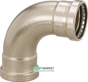 Відведення 90° Viega SeaPress 0316XL d88,9 сплав CuNiFe 90/10 556563