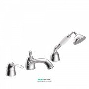 Смеситель на борт ванны Tres Tres-Сlasic однорычажный с ручным душем хром 24214501