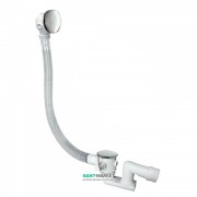 Сифон для ванны Tres с переливом хром 134445