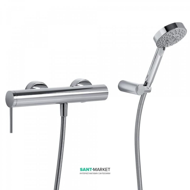 Змішувач для душа Tres Mono-Term одноважільний з ручним душем хром 20116701