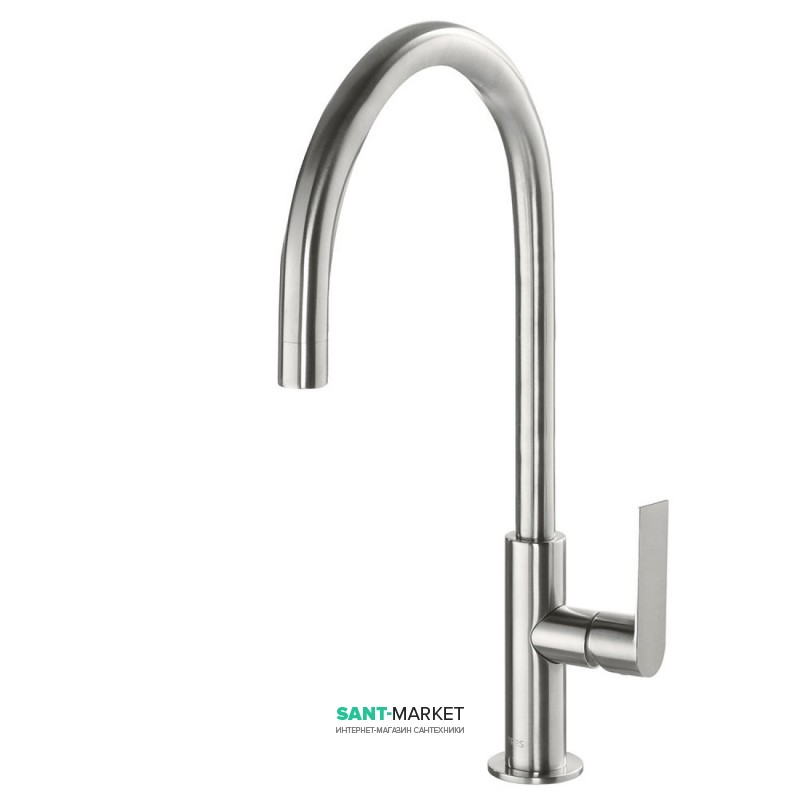 Смеситель для раковины Tres Loft colors однорычажный с поворотным изливом 232 мм сталь 20020506AC